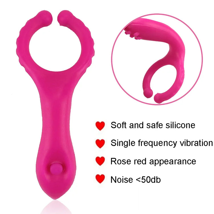 Perlsvibe Silicone G Spot Stimulate Vibrators Dildo Nipple Clip Masturbator