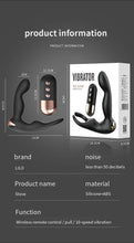 Load image into Gallery viewer, Anal Plug Pull Prostate Massager Wireless Remote Control Double Shock Sex Masturbator Adult Products