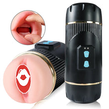 Load image into Gallery viewer, Double-headed aircraft cup fully automatic men&#39;s masturbation device mouth and vagina double acupoint famous device penis exercise adult sex toys