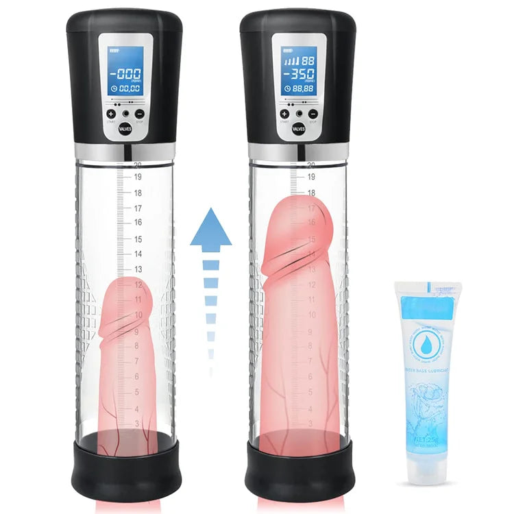 Electric Penis Vacuum Pump with 4 Suction Intensities Rechargeable