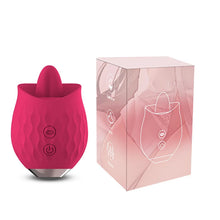 Load image into Gallery viewer, Rose Toy Vibrator For Wome Clitoral Tongue Licking Vibrator