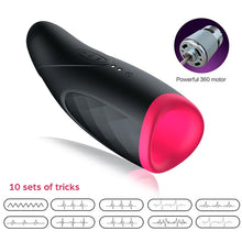 Load image into Gallery viewer, Heated Oral Sex Aircraft Cup Penis Exerciser Allows Men&#39;s Masturbation