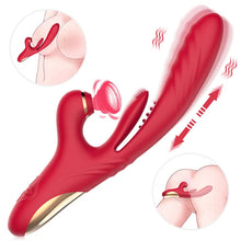 Load image into Gallery viewer, 3 in 1 Suction &amp; Thrusting Vibrator With Tongue For Clitoris &amp; G-spot