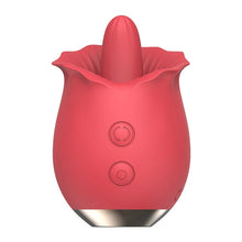 Load image into Gallery viewer, Powerful Rose Toy Vibrator With Tongue Licking Oral Nipple Clit Clitoris Stimulator