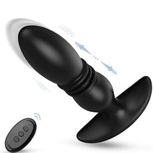 Load image into Gallery viewer, 7 Thrusting 7 Vibration 3 Folds Male Anal Prostate Massaging Butt Plugs