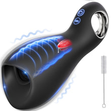 Load image into Gallery viewer, 3 in 1 Vibrating and Tongue Licking masturbator Male Sex Toy