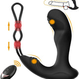 Men's wireless remote control backyard bead pulling 9-frequency vibrating anal plug prostate toy