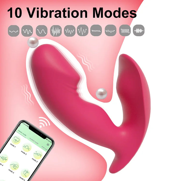 Wireless Remote Dildo Vibrator Wiggling Wearable Vibrating Panties Finger for Women Clitoris Stimulator