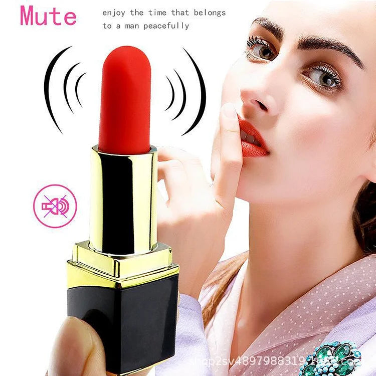 Mini Small Av Stick Magnetic Suction Rechargeable Lipstick Egg Skipping Vibration Women's Sex Toy Jumping Masturbator Adult Sex Toy