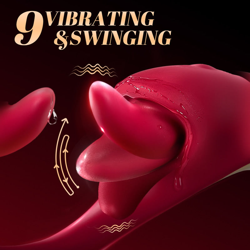 Yeizzy Clitoral Licking G Spot Vibrating & Swinging Stimulator