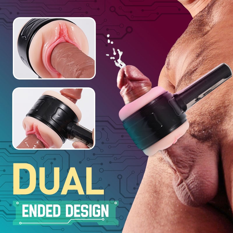 10 Vibration Anal and Vaginal 2 in 1 Handheld Masturbator