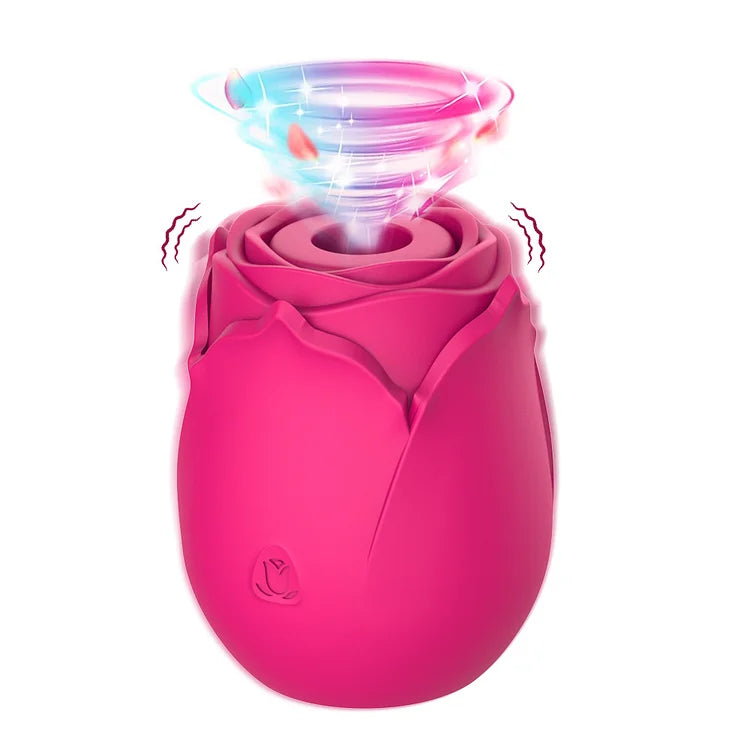 Rose Sucking Vibrating Massager G-spot Vibrating Vibrator Massage Av Stick