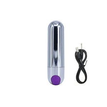 Load image into Gallery viewer, G Spot Bullet Vibrator Nipple Clitorals Stimulator USB Rechargeable for Travel - 10 Modes Portable Waterproof Mini Orgasm Vaginal Anal Massager Adult Sex Toys for Women