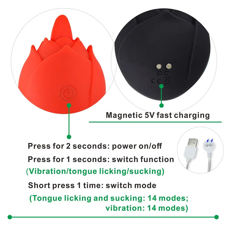 Rose Vibration Jump Egg Wireless Remote Control App