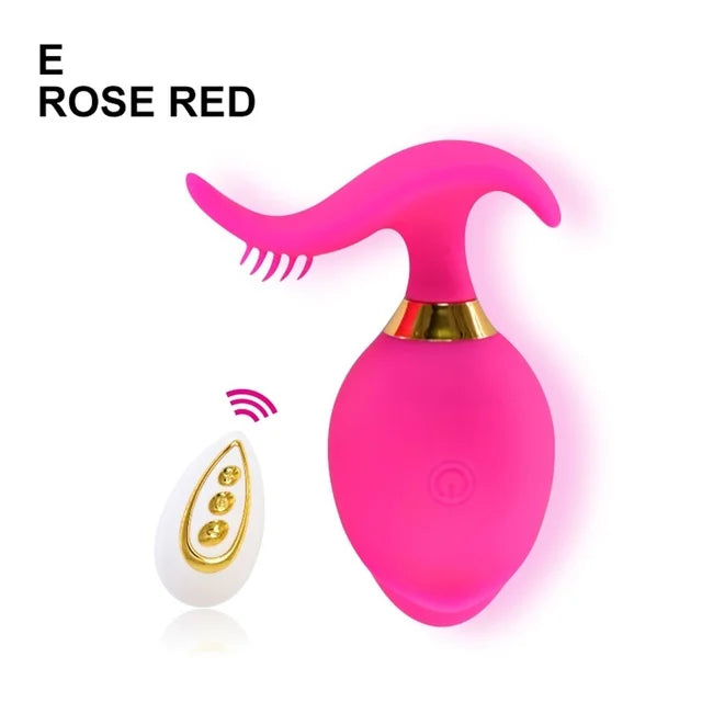 Pearlsvieb Rose Vibrators For Women Wireless Remote Control Kegel Balls Vaginal Tight Exercise Vibrating Eggs