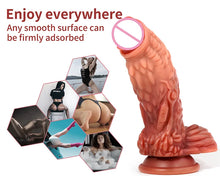 Load image into Gallery viewer, Pangolin Heteromorphic Phallus Gradual Double-layer Liquid Silica Gel Simulation Of Oversized Pseudopenis Female Toy Gun