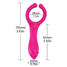 Load image into Gallery viewer, Perlsvibe Silicone G Spot Stimulate Vibrators Dildo Nipple Clip Masturbator