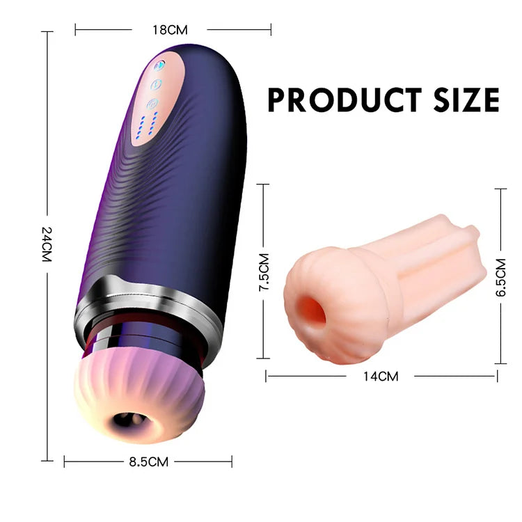 Wanle Star Telescopic Aircraft Cup Male Vibrating Voice Masturbation Massage Vibrator Adult Sex Products Wholesale