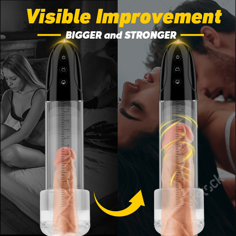 2 IN 1 ELECTRIC PENIS ENLARGEMENT PUMP AND MASTURBATOR