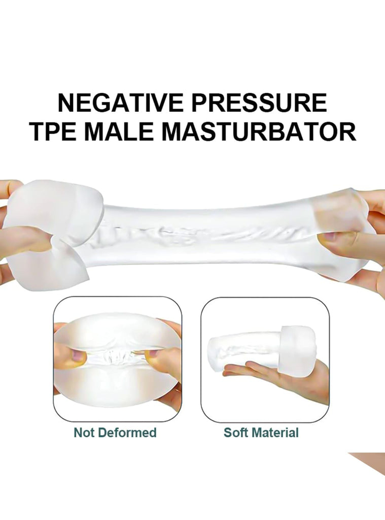 Electric 2 IN 1 Penis Vacuum Pump 3 Modes Suction Training Masturbator