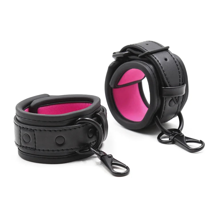 Adjustable Pu Leather Handcuffs