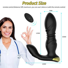 Load image into Gallery viewer, Wireless Remote Control Telescopic Vibration Prostate Massager