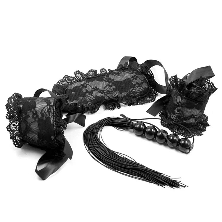 Bdsm Lace Bondage 3 Piece Kit Alternative Toys For Couples