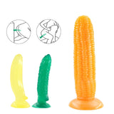 Jelly Penis Realistic Cucumber Banana Corn Dildo Sex Toys With Suction Cup