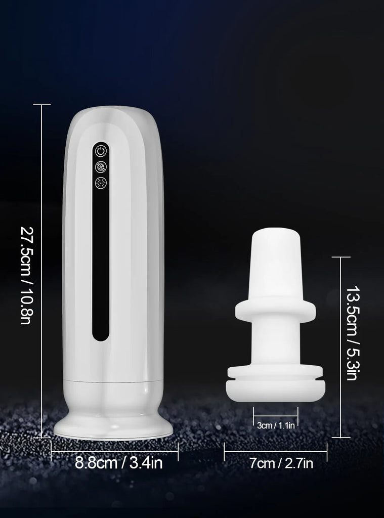 6-in-1 Male Stroker Interactive Bluetooth Heating Base Masturbation Cup