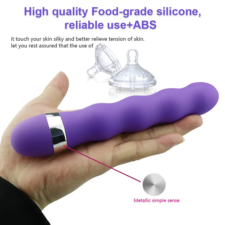 Multi-speed G Spot Vagina Clitoris Anal Plug Dildo Vibrator