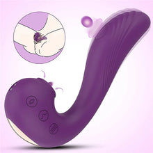 Load image into Gallery viewer, 3 in 1 Clitoral Sucking &amp; Licking Vibrator - G Spot Flapping &amp; Vibrating Dildo Vibrators , Rechargable &amp; Waterproof