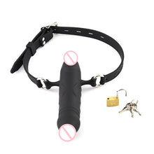 Load image into Gallery viewer, Bdsm Silicone Double-ended Dildo Mouth Gag Alternative Sex Toy For Adults