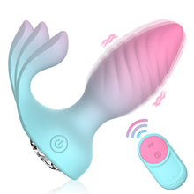 Load image into Gallery viewer, 2 in 1 Diamond Anal Plug Wearable Vestibular Remote Control Anal Vibrator