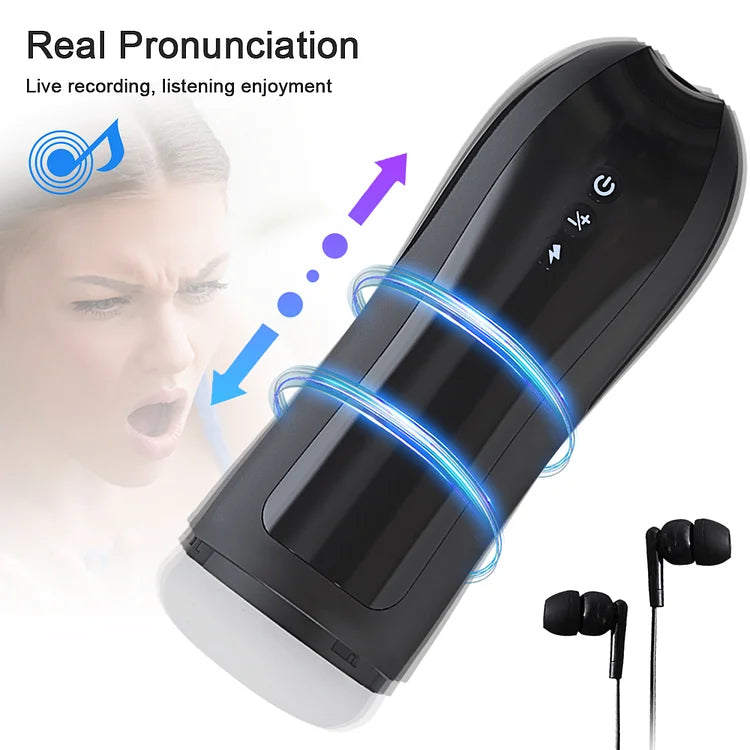 Electric Aircraft Cup Masturbation For Men Full Automatic Penis Trainer