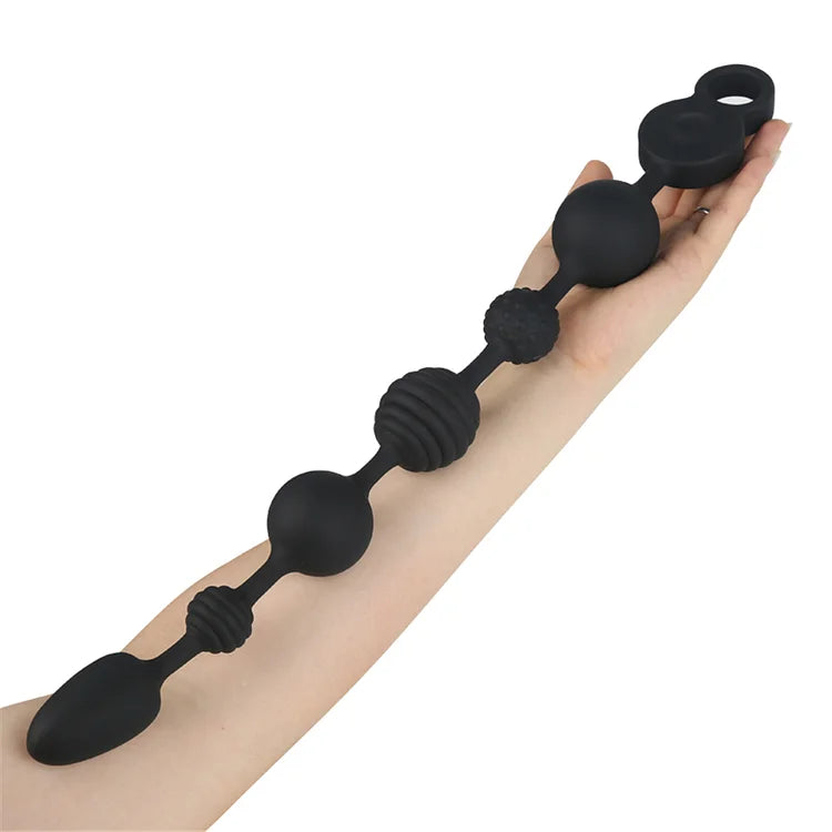 Star Beads Sex Products Foreign Trade Products Men's Appliances Vibration Backyard Massager Anal Plug Shaped Vibration