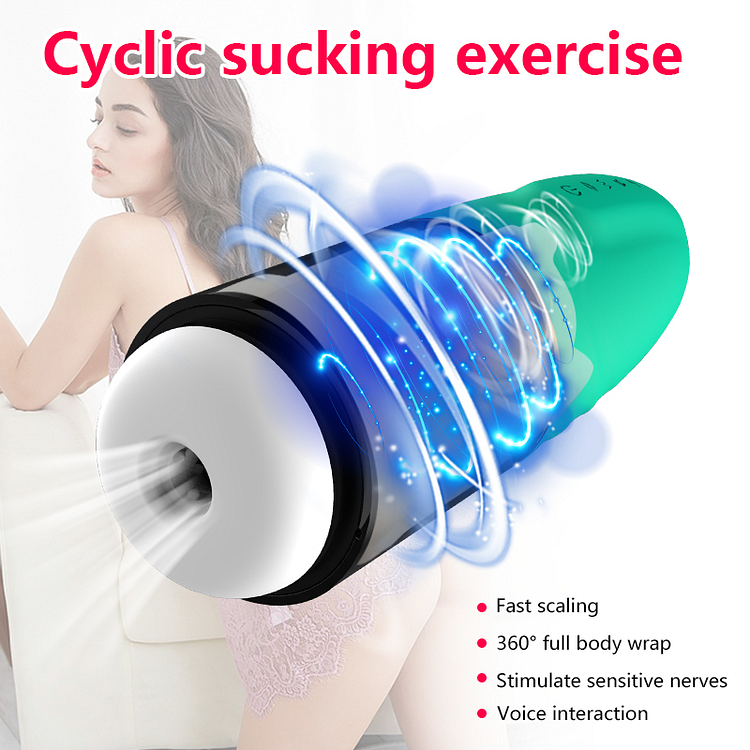 Enjoying Raytheon Electric Voice Sucking Male Aircraft Cup Masturator Jj Exercise Shock Adult Sex Products