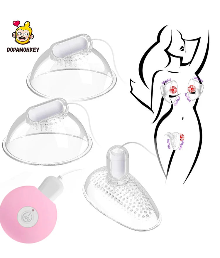 Breast And Chest Massager, Female, Yin Absorbing, Second Tidal Wave Vibrating, Masturbator, Nipple Stimulator, Adult Sex Toy