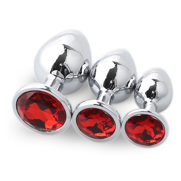 Adult Sex Toy Gem Anal Plug Set