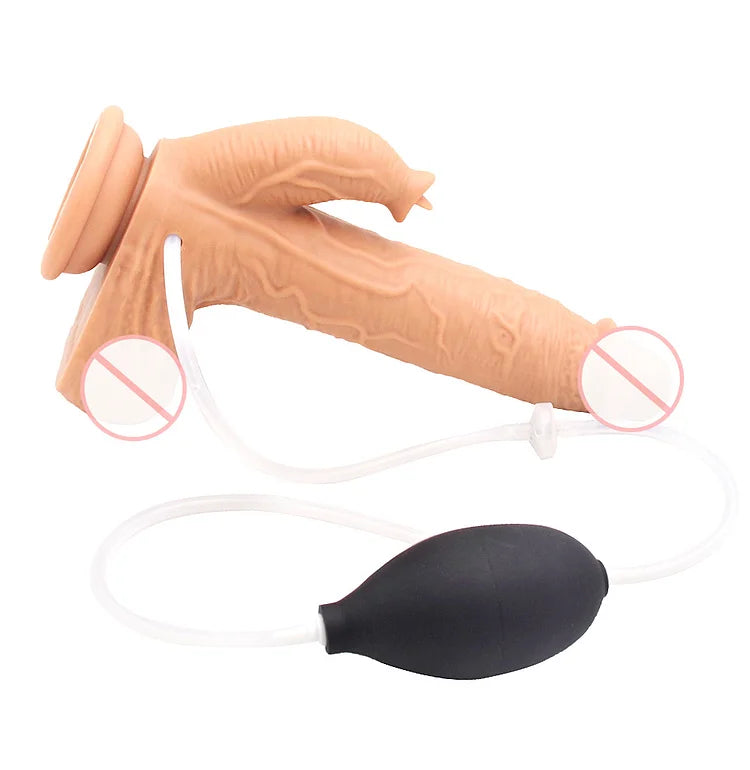 Fake Penis Vibration Machine Gun Women's Water Spray