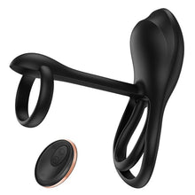 Load image into Gallery viewer, 3-in-1 Cock Ring - Couple Remote Control Vibrating Cock Ring