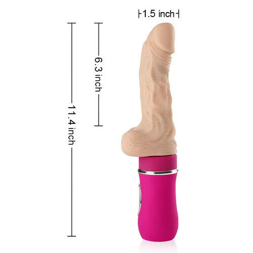 Ellite Telescopic Lover Automatic Telescopic Warming Vibrating Rod Women's Masturbation Warming Adult Products Wholesale