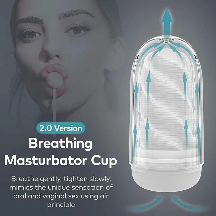 Self-breathing Vagina Anal Sex Masturbation Cup