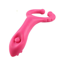 Load image into Gallery viewer, Perlsvibe Silicone G Spot Stimulate Vibrators Dildo Nipple Clip Masturbator