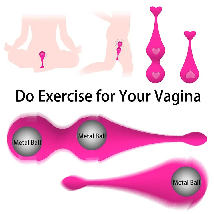 Female Postpartum Repair Function Exercise Smart Steel Vaginal Dumbbell Kegel Ball