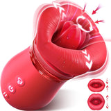 4 IN 1 Mouth Sucking Vibrator Rose Sex Toy