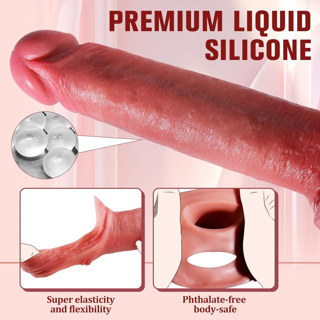 Reusable Penis Sleeve Cock Ring Extender