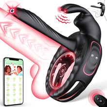 Load image into Gallery viewer, 4-in-1 Ultimate Rabbit Clitoris Vibrating Cock Ring