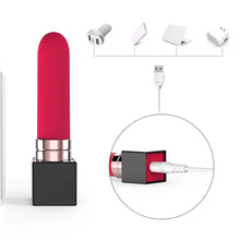 Load image into Gallery viewer, Mini Lipstick Vibrator Speed Adjustable Privacy Bullet Stimulator