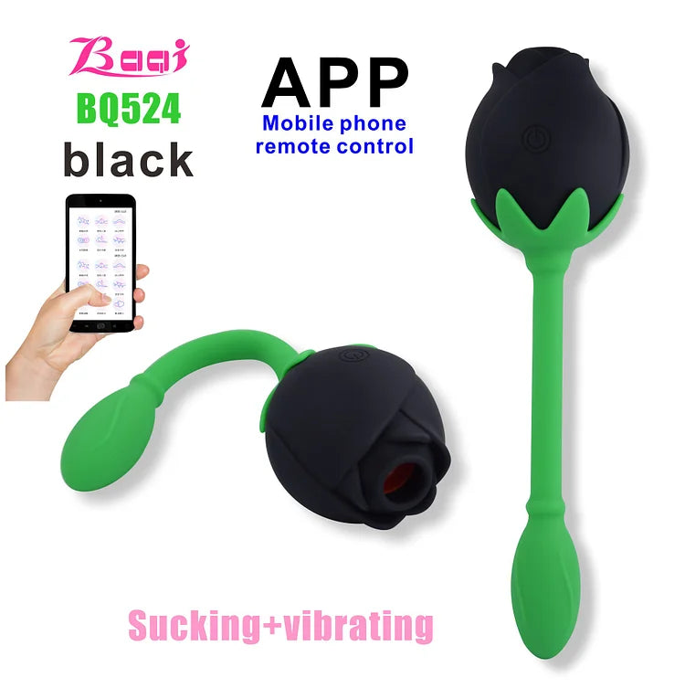 Rose Wireless Remote Control App Vibrating Egg