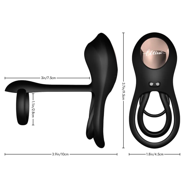 3-in-1 Cock Ring - Couple Remote Control Vibrating Cock Ring